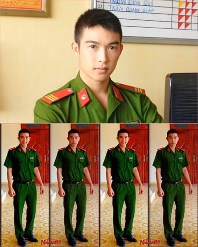 Gần đây, dân mạng xôn xao về cậu bạn có nickname khá dễ thương là Nobita Nguyen (tên thật là Nguyễn Trung Đại). Đại SN 1990, là một chiến sĩ CAND thuộc đơn vị PC64 - Công an tỉnh Bình Phước.