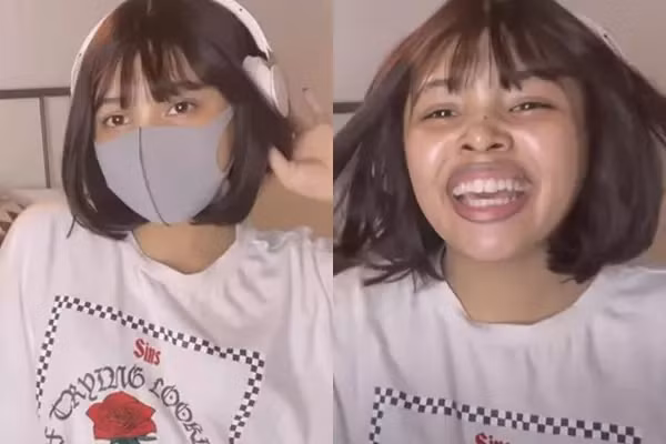 Momo-haha - một vlogger nổi tiếng đến từ Nhật Bản đã khiến fans dụi mắt khi "show'' nhan sắc sau lớp khẩu trang.