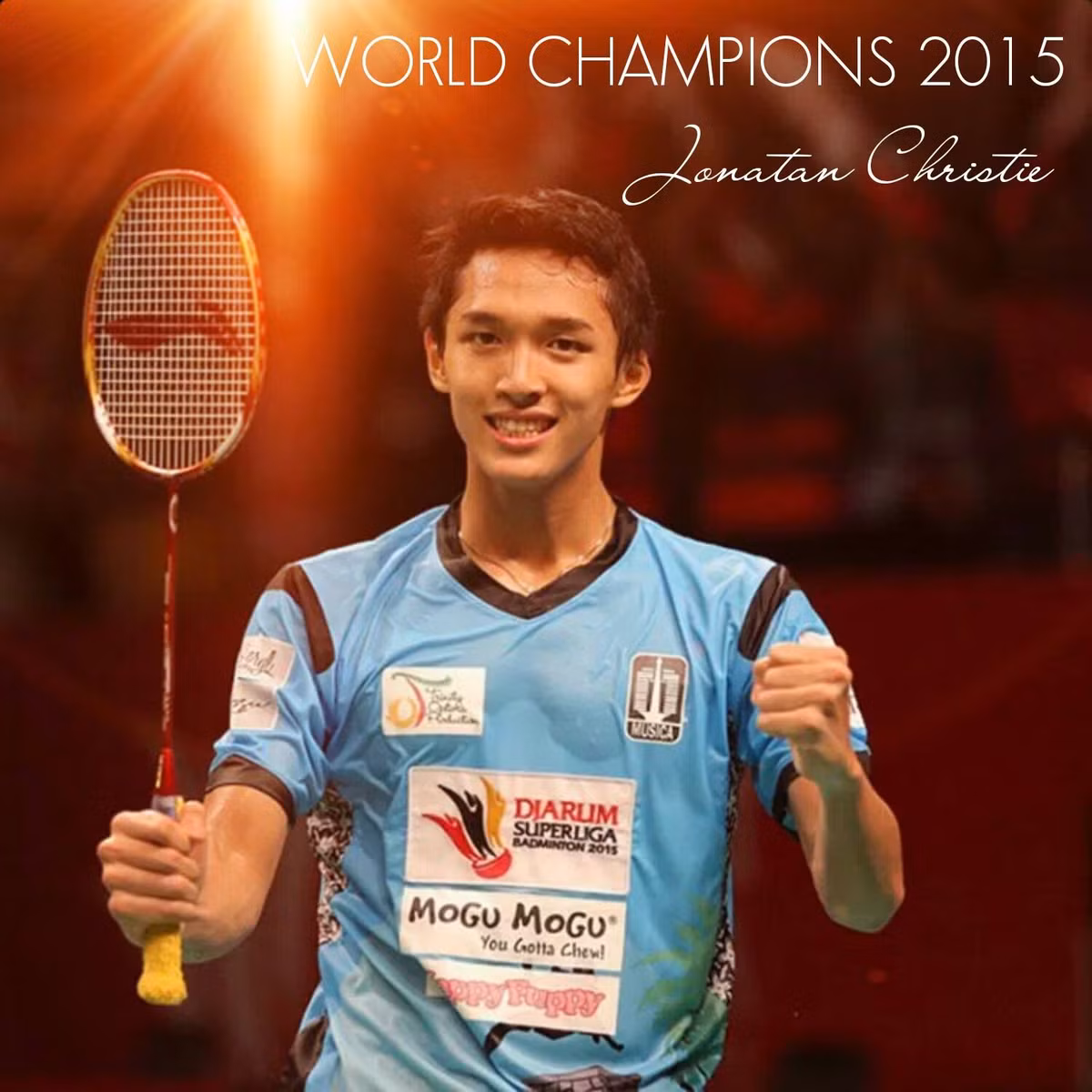 Jonatan Christie sinh năm 1997, là một trong những VĐV cầu lông nổi trội tại SEA Games năm nay. Tại SEA Games 29, anh chàng cũng từng giành được HCV ở nội dung đơn nam.