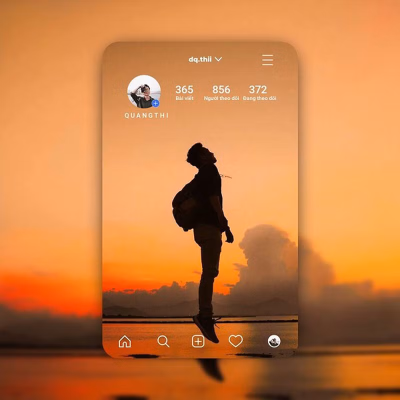 Bước 2: Truy cập đường link https://quohat9.pythonanywhere.com/inscard, sau đó dán link ảnh bạn vừa sao chép vào khung vuông, ấn nút “Go” để tạo ảnh. Ảnh: dq.thii.