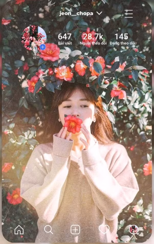 Trào lưu này trước đây đã từng xuất hiện khá nhiều lần và được yêu thích khi ứng dụng chụp ảnh Camera 360 vẫn còn chiếm "ngôi vương". Ảnh: jeon.chopa.