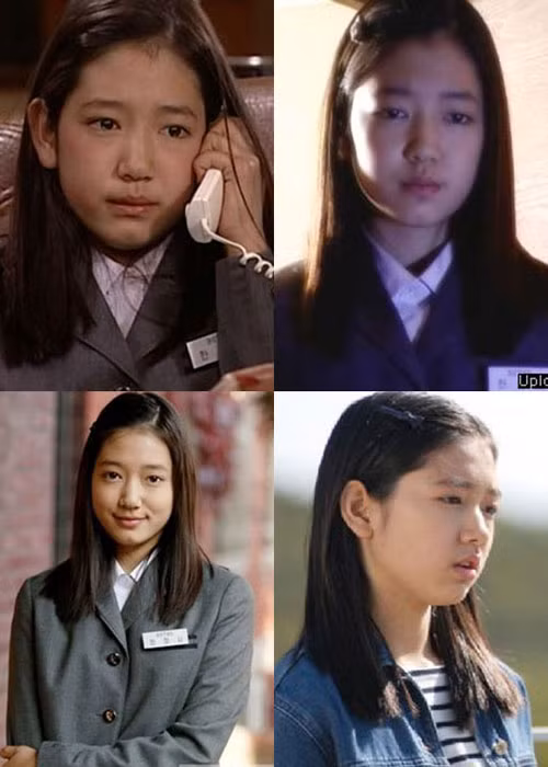 Ngay từ khi còn nhỏ, Park Shin Hye có khuôn mặt bầu bĩnh, vẻ đẹp thánh thiện, khiến nhiều người yêu mến.
