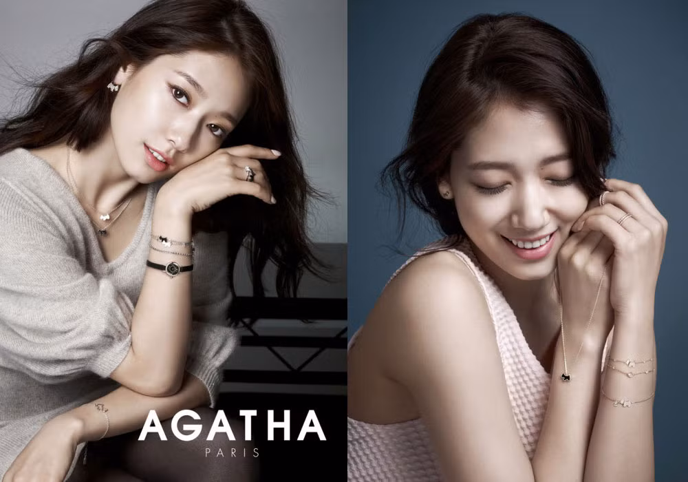 Sở hữu vẻ đẹp không tì vết, Park Shin Hye nhận được nhiều hợp đồng làm người mẫu. Trong bộ sưu tập ảnh của hãng trang sức Agatha Paris, ngôi sao “The heirs” như nàng lọ lem, tỏa sáng và xinh đẹp.