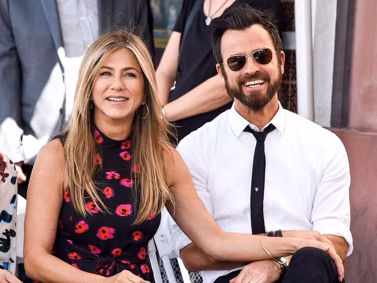 Nữ diễn viên có thời gian hạnh phúc với Justin Theroux nhưng chuyện tình của họ cũng nhanh chóng kết thúc sau 7 năm yêu nhau và 2 năm rưỡi chung sống. Ảnh: Yahoo