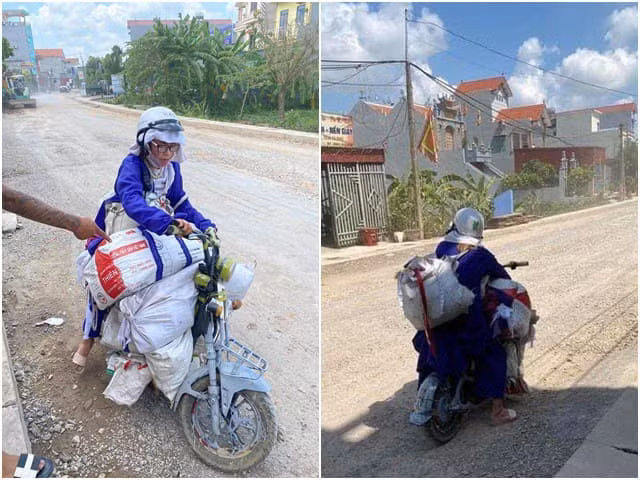 Khác với những lần trước, lần này thay vì lếch thếch đi bộ, đi xe ôm như những lần trước, lần này Bella đã "lên đời" đi một chiếc xe đạp điện, không rõ mượn của ai.