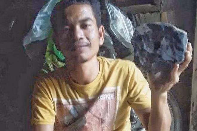 Thanh trieu phu nho thien thach roi trung nha o Indonesia