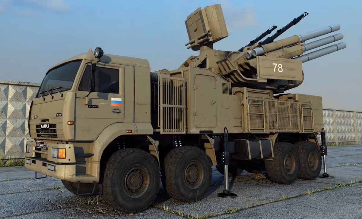 Cụ thể, tổ hợp phòng không Pantsir của Nga được cho là đã bắn hạ 47 máy bay không người lái loại Bayraktar TB2 của Thổ Nhĩ Kỳ - chiếm tới 25% tổng số máy bay loại này từng được Ankara chế tạo. Nguồn ảnh: BMDP.