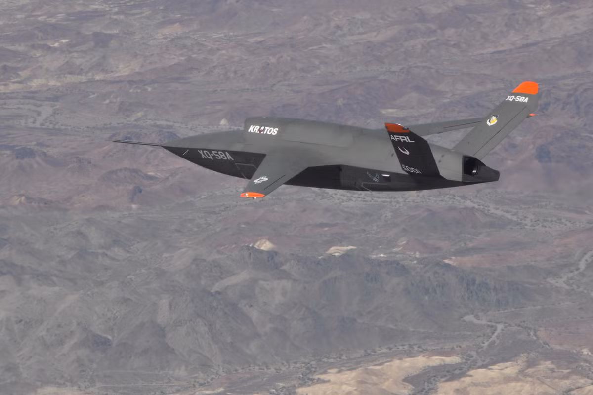 Trên thực tế thì Kratos XQ-58 Valkyrie mới chỉ được cất cánh thử nghiệm lần đầu vào hồi tháng 3/2019. Tuy nhiên tới nay, chiếc UAV tàng hình này đã đạt được rất nhiều bước tiến lớn. Nguồn ảnh: USAF.