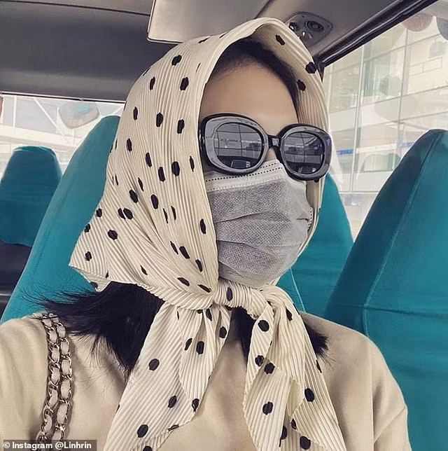 Len bao Anh vi deo khau trang, Linh Rin phai cam on ban trai
