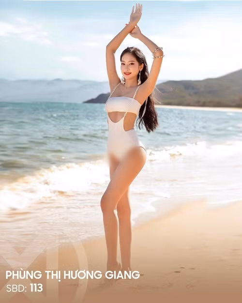 Theo Vietnamnet, cách đây 2 năm ở cuộc thi Miss World Vietnam, Hương Giang cao 1m73, có số đo ba vòng 81-60-90 cm. Ảnh: Vietnamnet.