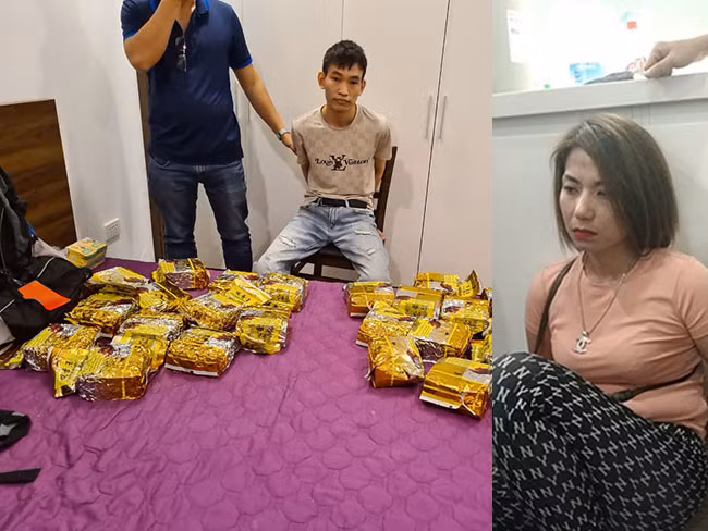 Bat “ba trum” Huong “mau” cam duong day ma tuy lon tai Ha Noi