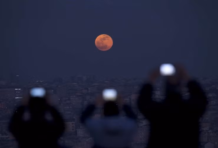 Hình ảnh chụp từ Istanbul, Thổ Nhĩ Kỳ - Ảnh Anadolu Agency/Getty Images