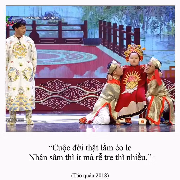 Một châm ngôn sống mới trong Táo quân 2018 được dân mạng tích cực chế ảnh - Ảnh: Ngôn Tình Club