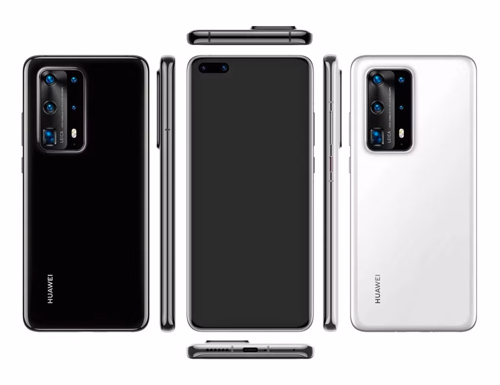 Hình ảnh concept thiết kế khá chi tiết của P40 Pro đang được cho là thiết kế chính thức của Huawei.