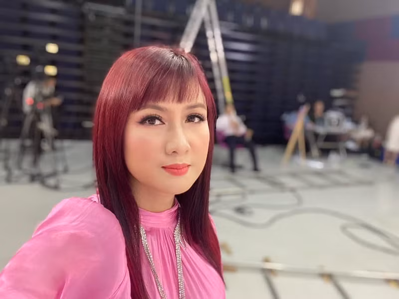 Trong những năm qua, Hiền Mai thỉnh thoảng đóng phim, tham gia talkshow, chương trình truyền hình. Ảnh: FBNV