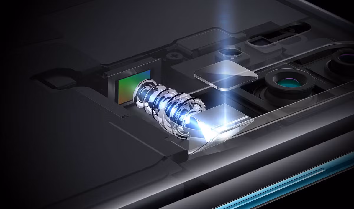 Hầu hết các smartphone hiện nay đều có thiết kế ống kính dọc. Cấu trúc kính tiềm vọng có thể giải quyết hiệu quả hạn chế về không gian của các thành phần bên trong điện thoại di động. Bằng cách đặt lăng kính, đường khúc xạ của ánh sáng trong thấu kính tele của kính tiềm vọng có thể được mở rộng để tăng khả năng zoom quang học.