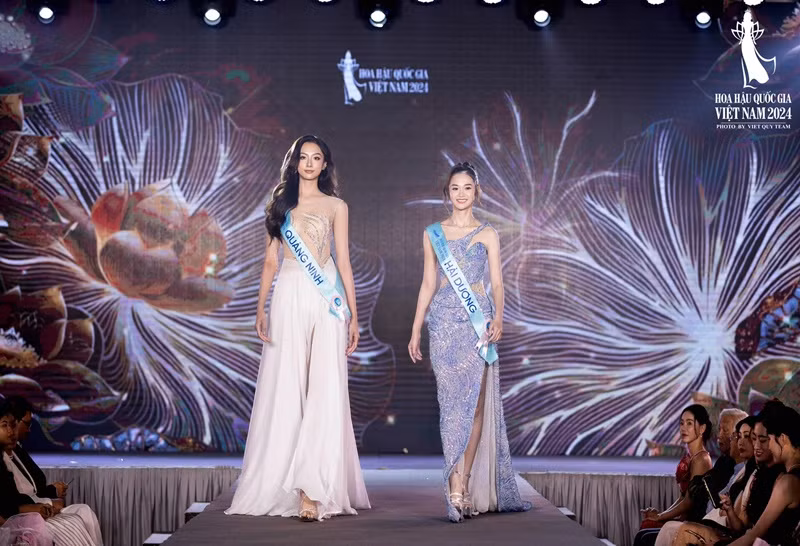 Với chiều cao 1m83, kinh nghiệm thi nhan sắc, Mỹ Ngân được nhiều người kỳ vọng sẽ tiến sâu. Ảnh: FB Mỹ Ngân.