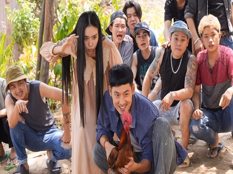 Phim kinh dị hài thể loại gia đình Làm giàu với ma có doanh thu 128 tỷ đồng khi ra rạp vào năm 2024 tại Việt Nam. Ảnh: Nhân Dân.