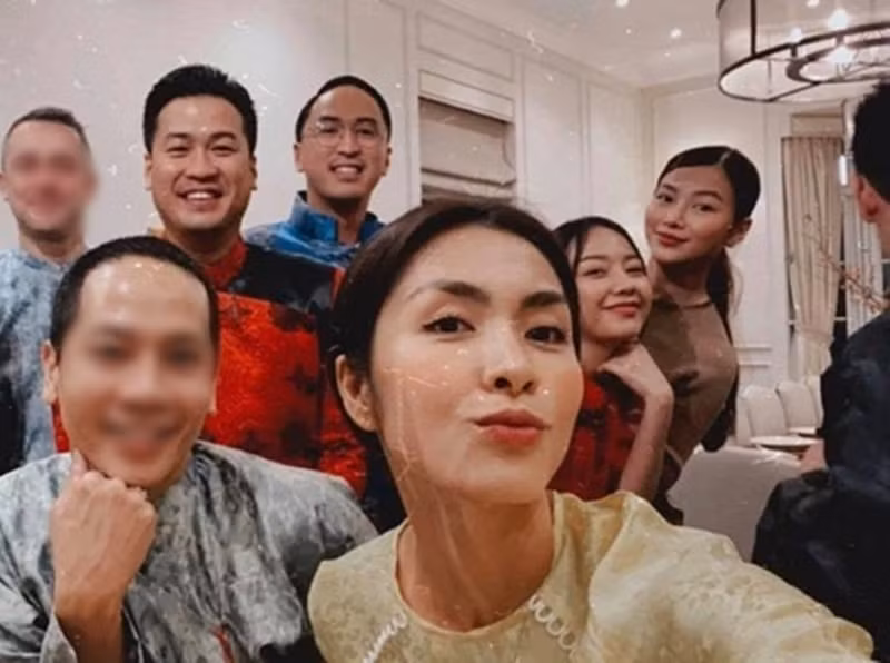 Hà Tăng cùng chồng đón tiếp Băng Di và Phương Khánh dịp Tết Nguyên đán. Ảnh: Instagram Tăng Thanh Hà.