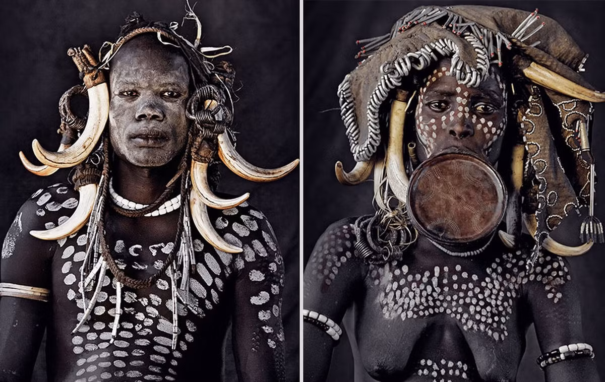 Tộc người Mursi, Ethiopia.