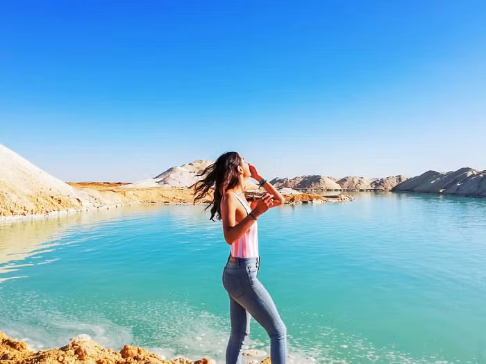 Choáng ngợp ốc đảo xanh giữa lòng sa mạc Sahara Choang ngop oc dao xanh giua long sa mac Sahara
