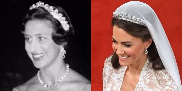 Chiếc vương miện mà Công nương Kate Middleton đội trong ngày cưới gắn tới 1.311 viên kim cương.
