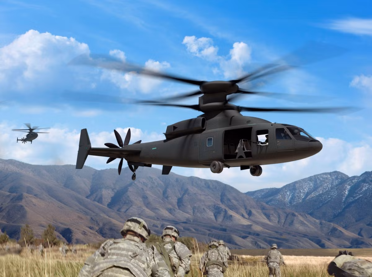 Theo quảng cáo của liên doanh Sikorsky - Boeing, loại trực thăng này không những có khả năng vận tải binh lính mà còn có khả năng chở người kèm theo đó là tốc độ nhanh gấp đôi tốc độ của trực thăng thông thường. Nguồn ảnh: Airrecognition.