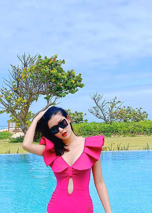 Nàng á hậu tỏ ra kín tiếng về chuyện tình cảm khi chưa từng công khai hẹn hò bất kì ai.