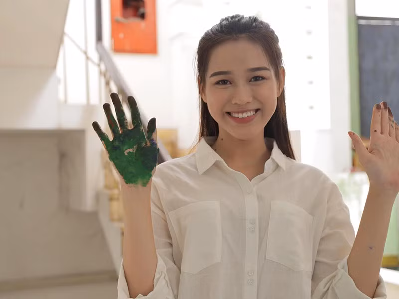 Cô là cái tên được truyền thông dự đoán sẽ đăng quang cuộc thi Hoa hậu Việt Nam năm nay.