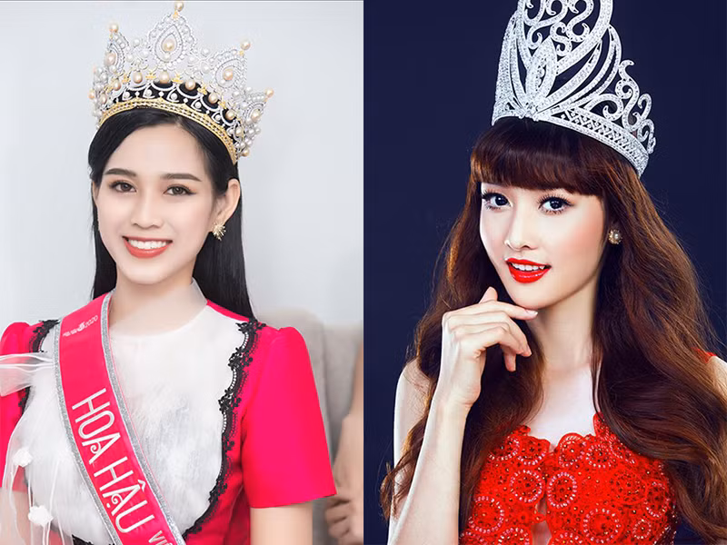 Do tai sac 2 co gai que trung ten Ha dang quang hoa hau