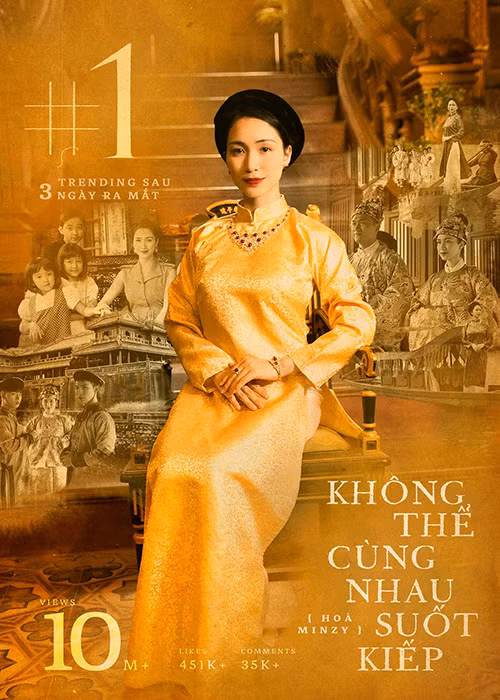 Hồi tháng 5 vừa qua, nữ ca sĩ có bản hit đầu tiên trong sự nghiệp - MV “Không thể cùng nhau suốt kiếp”.