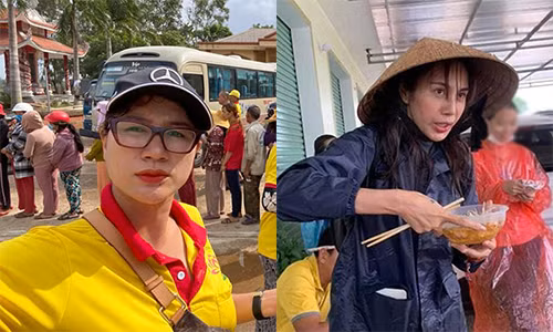 Trang Tran xin khan gia rong luong voi Thuy Tien