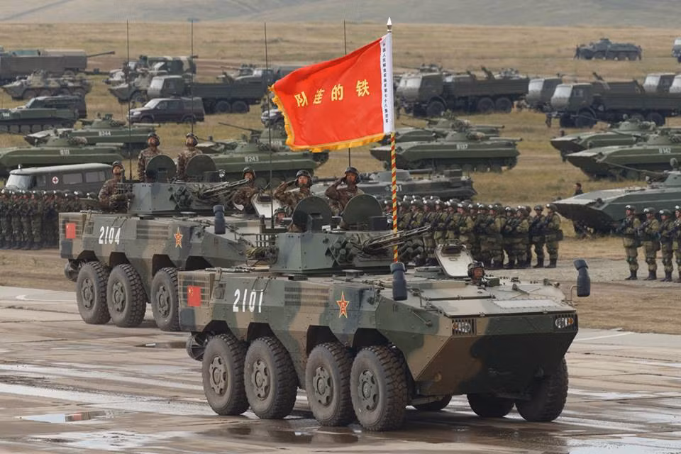 Xe chiến đấu bộ binh ZBL-08 của Trung Quốc tham gia Vostok-2018, Bắc Kinh huy động 3.200 quân cùng 900 phương tiện chiến đấu tới Nga tham gia tập trận. Nguồn ảnh: Bộ Quốc phòng Nga.