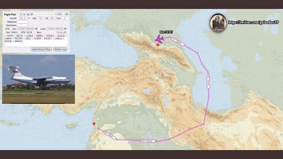 Nếu số tên lửa S-300 trên đến Syria bằng đường biển thì thời gian có thể sẽ kéo dài tới vài tuần chưa kể, thời gian tập kết các thành phần chiến đấu của S-300 đến căn cứ hải quân của Nga ở Sevastopol rồi từ đó thực hiện hải trình đến căn cứ Tartus thông qua biển Đen và Địa Trung Hải. Nguồn ảnh: GalandecZP.