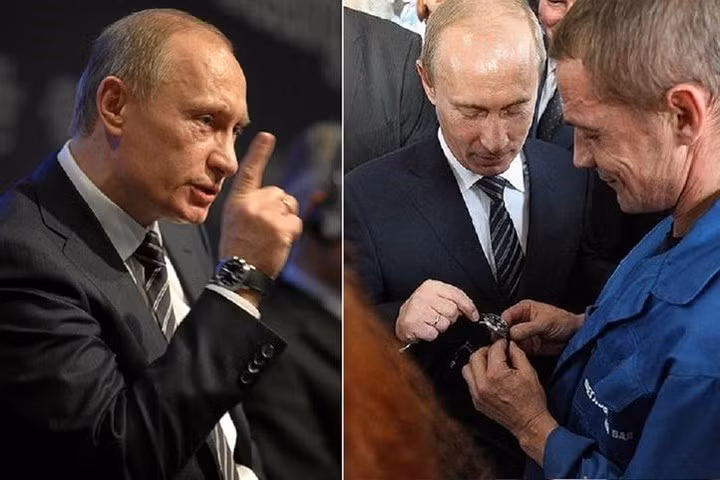 Đam mê đồng hồ đeo tay. Phương Tây đồn đoán Putin có một bộ sưu tập đồng hồ “xịn”. Chiếc đồng hồ mà họ quan sát được trên tay của Tổng thống Putin cũng được coi là loại đắt tiền.