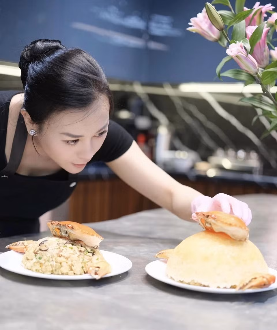 Căn bếp thường được Phương Oanh chia sẻ trong series nấu ăn của mình. Ảnh: Znews