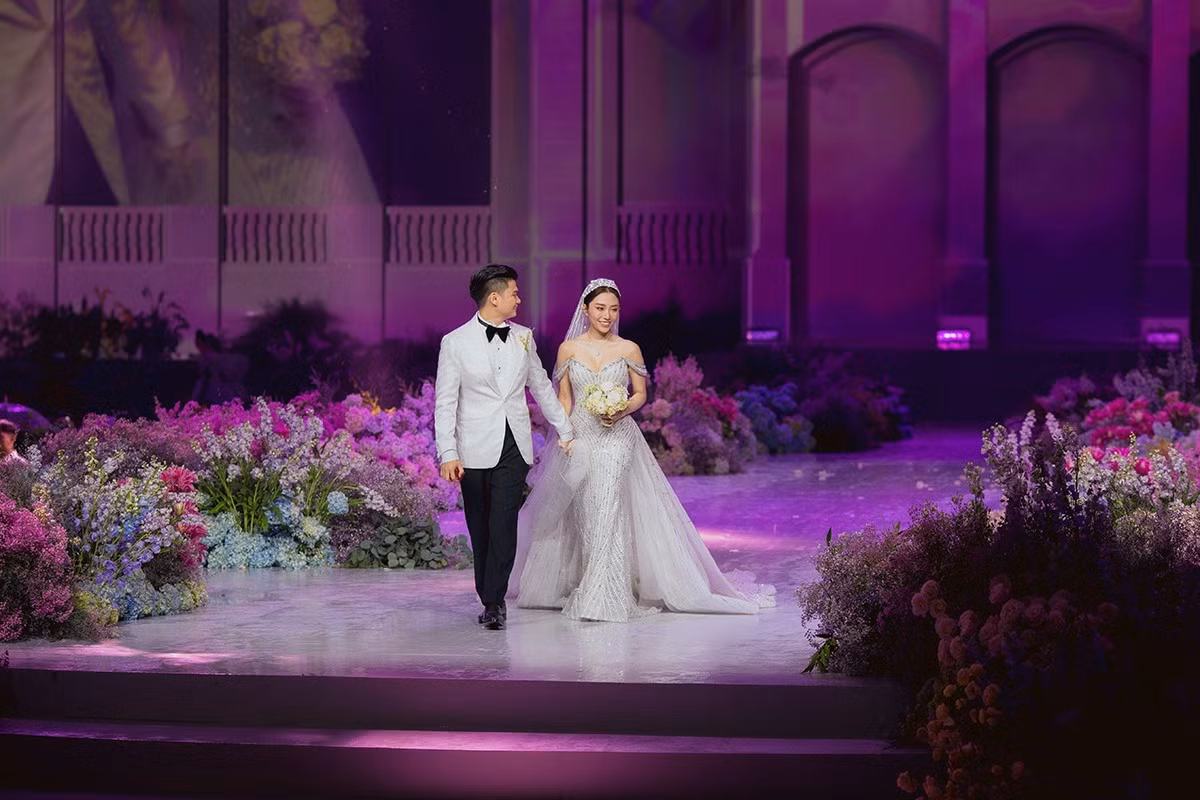 Cô dâu trong đám cưới là Nguyễn Thị Ngọc Như - con gái đại gia Phú Cường. Ảnh: Dân Việt