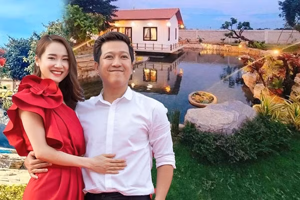  Trường Giang - Nhã Phương là cặp vợ chồng nổi tiếng nhất nhì Vbiz. Sau nhiều năm về chung nhà, cặp đôi sở hữu nhiều bất động sản, đáng chú ý nhất là biệt thự nhà vườn ở Đồng Nai. Ảnh: Vietnamnet