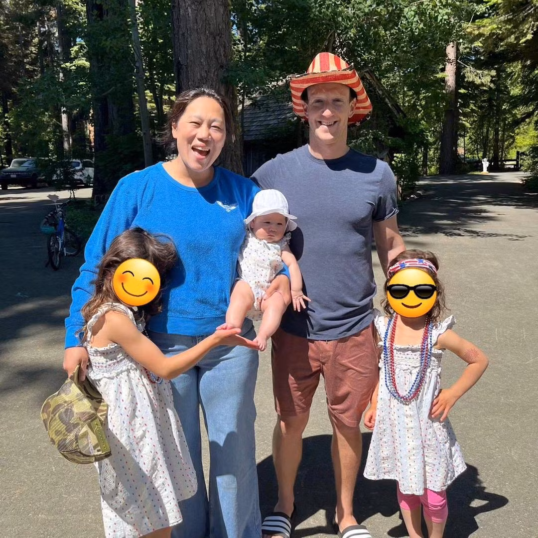 Nhờ sự đồng thuận, tôn trọng nhau, tình yêu của Mark Zuckerberg, Priscilla cho trái ngọt là ba con gái Maxima Max, August và Aurelia. Ảnh: BI