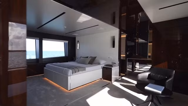 Riva 130 Bellissima có thể chứa tối đa 10 hành khách.