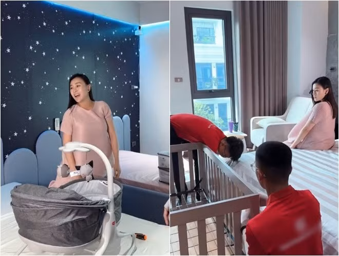 Không thể thiếu BST đồ bỉm sữa và các món đồ chơi cho 2 bé thỏa sức sáng tạo và vui đùa. Được biết, Phương Oanh đã chi gần 100 triệu cho màn sắm sửa này.