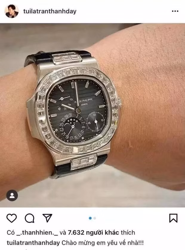 Patek Philippe là cái tên đình đám khác xuất hiện trong bộ sưu tập đồng hồ của MC Trấn Thành.