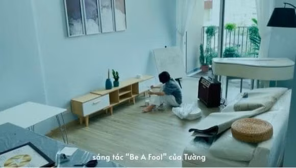 Căn hộ của Vũ Cát Tường nằm ở một khu chung cư tọa lạc ở trung tâm hành chính Thủ Thiêm, gần Đảo Kim Cương, TP HCM.