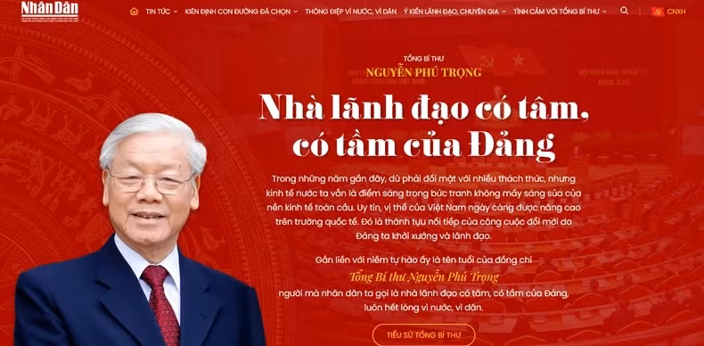 Khai truong Trang thong tin dac biet 'Tong Bi thu Nguyen Phu Trong - Nha lanh dao co tam, co tam cua Dang'-Hinh-4