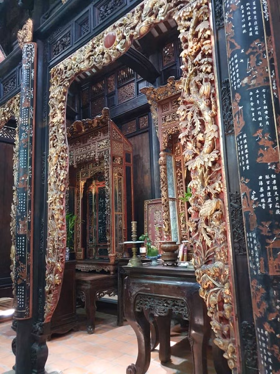 Năm 2011, Nhà cổ Huỳnh Phủ đã được Bộ Văn hóa, Thể thao &amp; Du lịch Việt Nam công nhận là di tích kiến trúc nghệ thuật cấp quốc gia. Ảnh: Mia