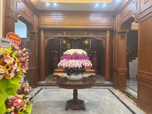 Không gian chính giữa của ngôi nhà.