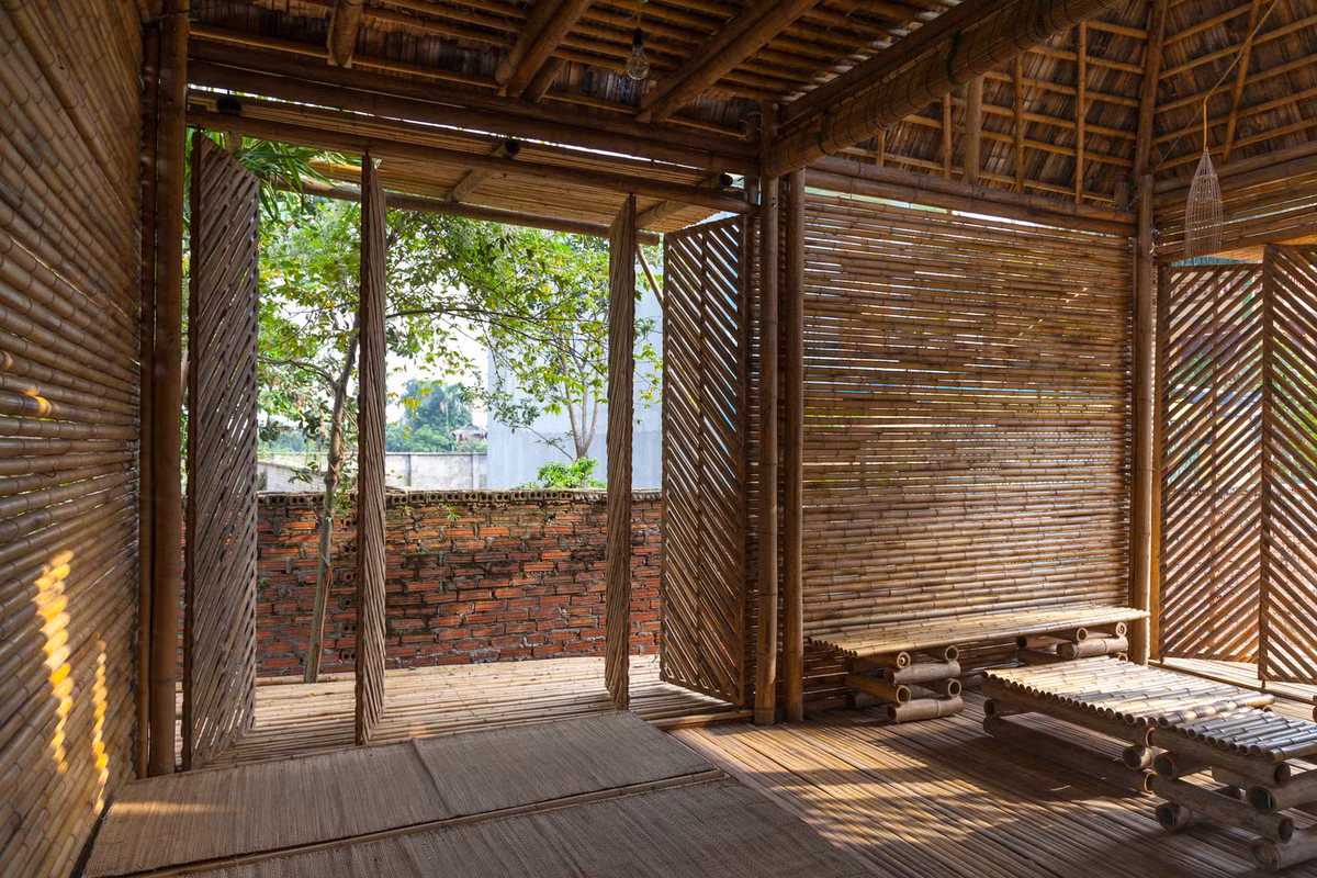 Không gian của ngôi nhà có thể phục vụ làm nơi ở, nhà công cộng hay trạm y tế. Ảnh: Đoàn Thanh Hà
