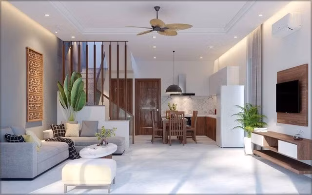 Căn biệt thự được vợ chồng Bảo Thanh cách đây vài năm với mục đích chính là cho thuê nghỉ dưỡng.