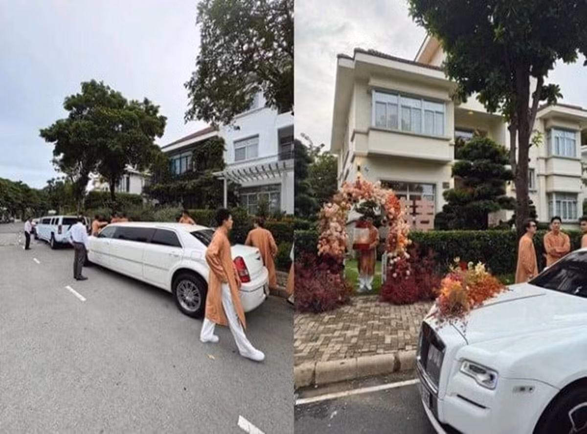 Thông qua hình ảnh, có thể thấy biệt thự nhà chồng Midu thoáng đãng. Phía bên ngoài được trang trí nhiều cây xanh. Ảnh chụp màn hình