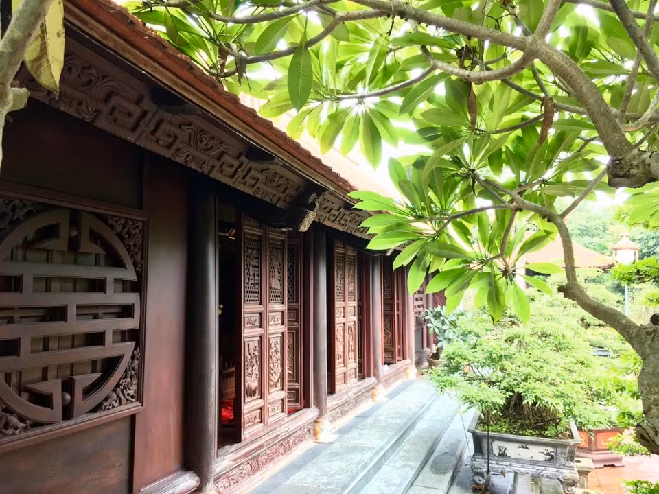 Căn nhà được xây dựng từ năm 1940. Trải thăng trầm của lịch sử, căn nhà từng được tu sửa vào năm 2015, nhưng toàn bộ khung gỗ vẫn được giữ và bảo tồn gần như nguyên vẹn. Ảnh: Dân trí
